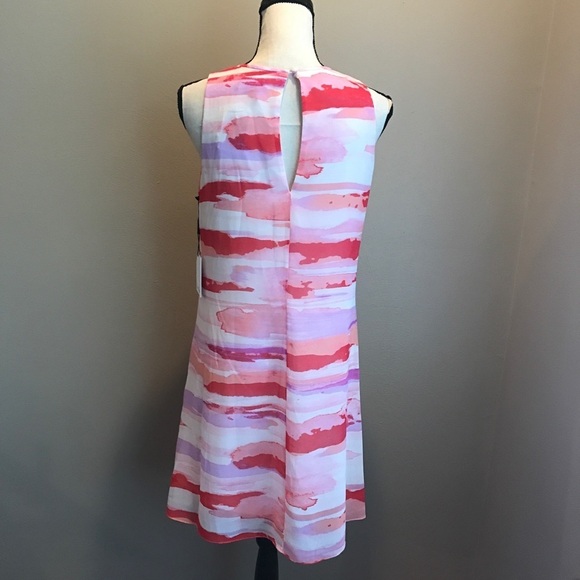 [Calvin Klein] Adorable Watercolor Trapeze Dress - Picture 5 of 6